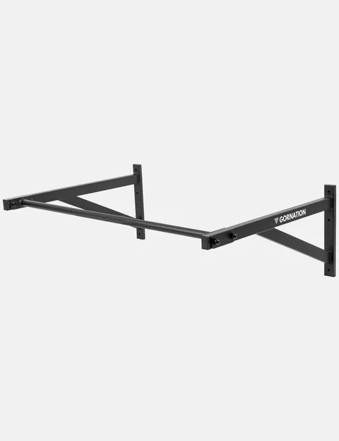 Barre de traction murale Gornation - acier noir, prise droite